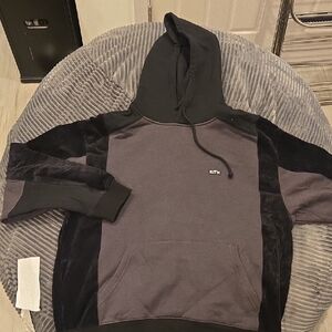 Kith Black and Gray Hoodie